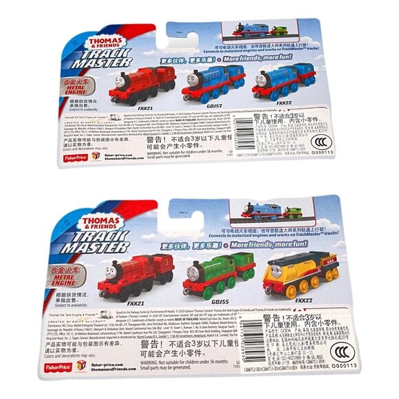 Track Master Thomas Tank Engine Lot 2 James and Gordon Metal Fisher Price New - Picture 4 of 7